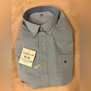 Blue XXL mends button down shirt - long sleeve